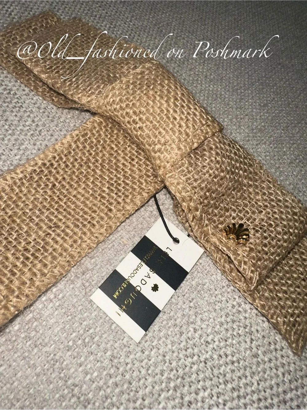 LELE SADOUGHI Raffia Jane Bow Barrette